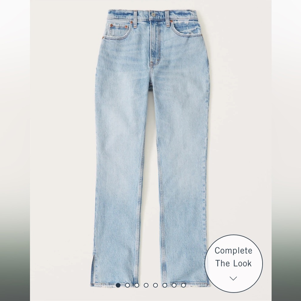 Curve Love Ultra High Rise 90s Straight Jean - Picture 1 of 4